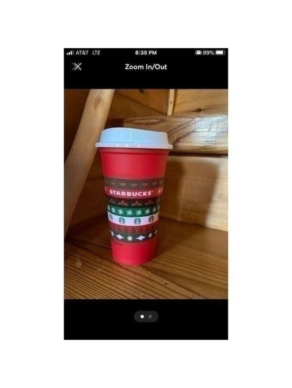 Starbucks reusable holiday cup